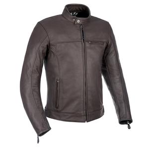 Oxford Walton Brown Leather Motorcycle Jacket