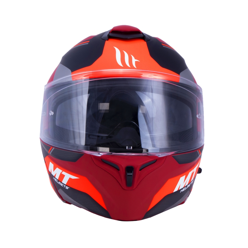 MT Storm ST-ONE kask motocyklowy czerwono-czarny - II. jakość