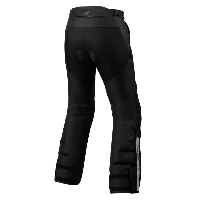 Damskie spodnie motocyklowe Revit Outback 4 H2O Black Cropped