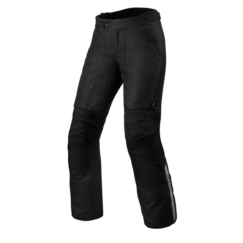 Damskie spodnie motocyklowe Revit Outback 4 H2O Black Cropped