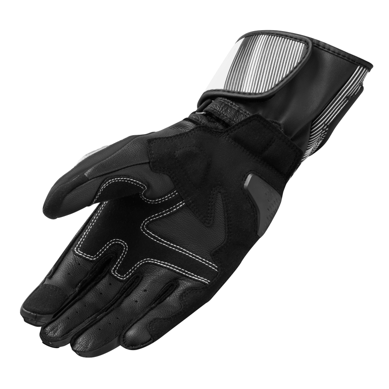 Rękawiczki motocyklowe Revit Metis 2 czarno-białe
