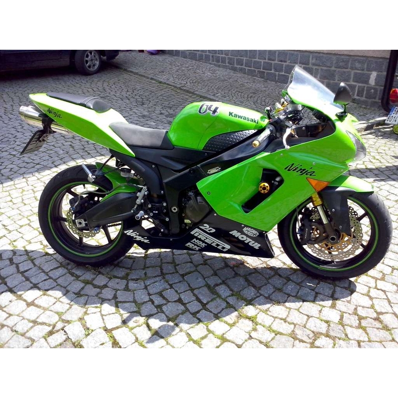 Kawasaki ZX-6R (05-06) z modyfikacją owiewki Classic
