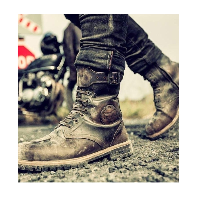 Buty motocyklowe Stylmartin Rocket brązowe - II. jakość