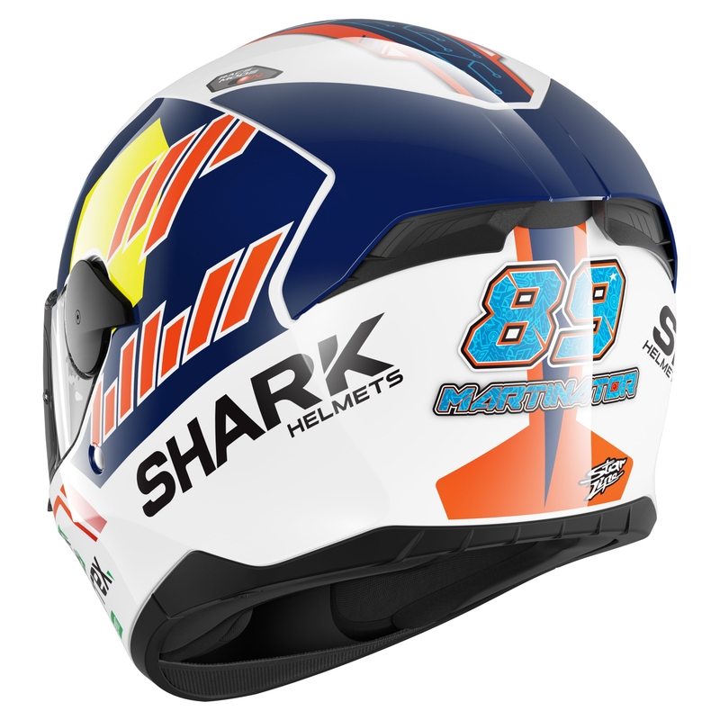 Integralny kask motocyklowy SHARK D-SKWAL 2 Replica Jorge Martin white-red-blue-yellow