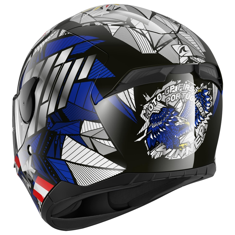 Integralny kask motocyklowy SHARK D-SKWAL 2 Replica Oliveira Falco black-blue-yellow