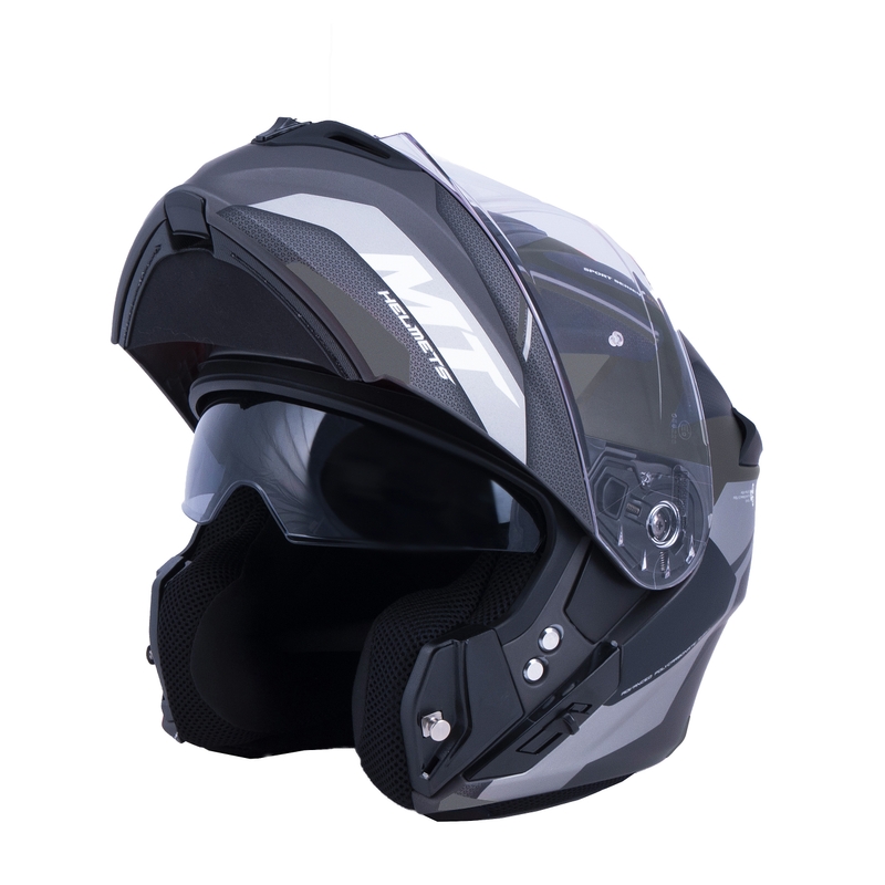 MT Storm ST-ONE kask motocyklowy czarno-szary - II. jakość