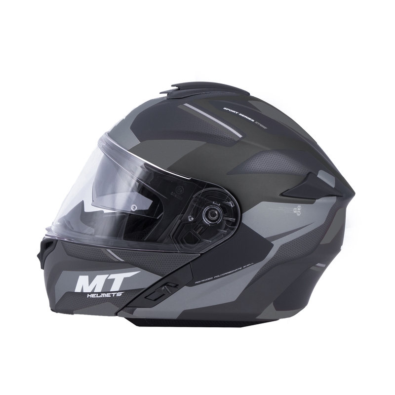 MT Storm ST-ONE kask motocyklowy czarno-szary - II. jakość