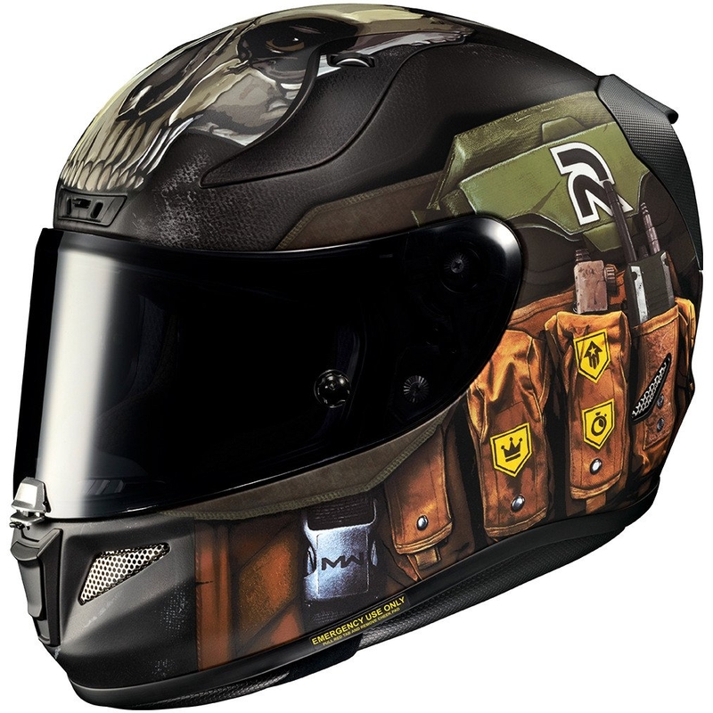 Kask Motocyklowy Pełny HJC RPHA 11 Ghost Call Of Duty MC34SF Czarno-Brązowo-Zielony Wyprzedaż