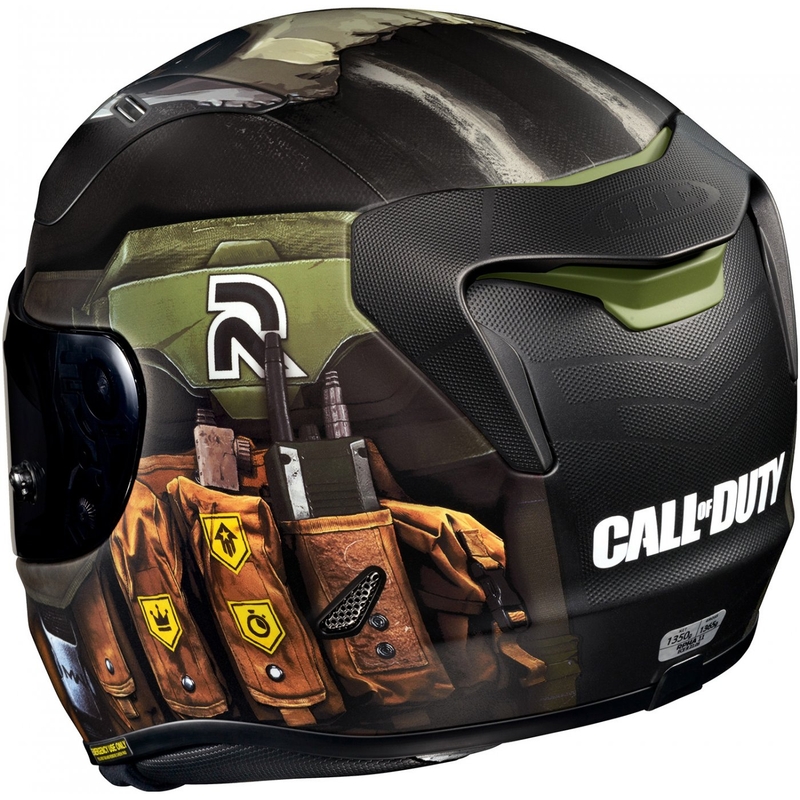 Kask Motocyklowy Pełny HJC RPHA 11 Ghost Call Of Duty MC34SF Czarno-Brązowo-Zielony Wyprzedaż