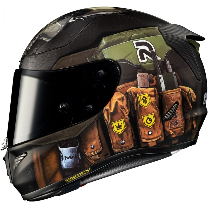 Kask Motocyklowy Pełny HJC RPHA 11 Ghost Call Of Duty MC34SF Czarno-Brązowo-Zielony Wyprzedaż