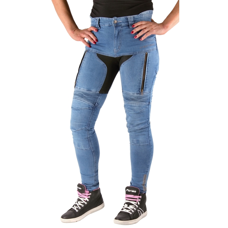 Damskie jeansy na motocykel Street Racer Denim