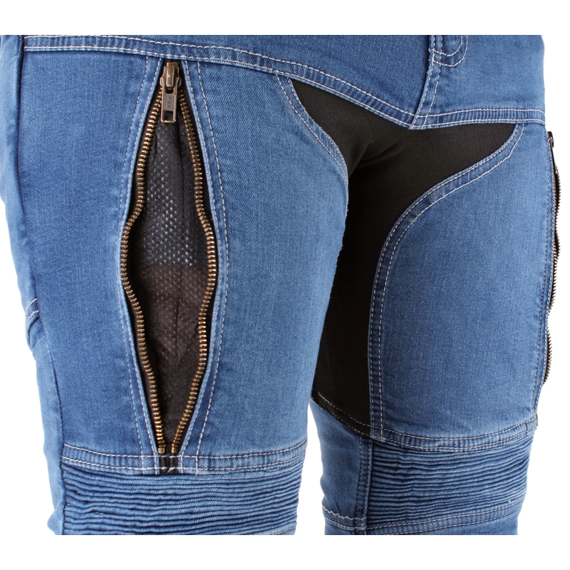 Damskie jeansy na motocykel Street Racer Denim