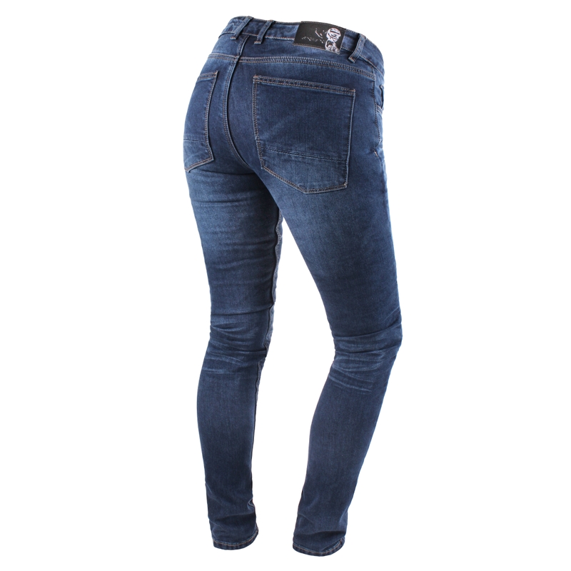 Damskie jeansy motocykl Street Racer Daily niebieskie