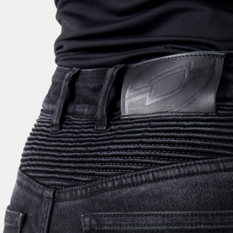 Damskie jeansy motocyklowe Ozone Agness II czarne