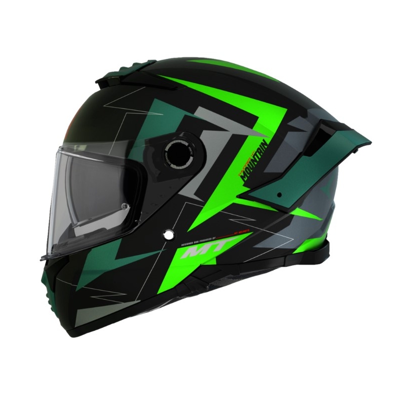 MT FF118SV Thunder 4 SV Mountain B6 kask motocyklowy integralny czarno-zielone wyprzedaż