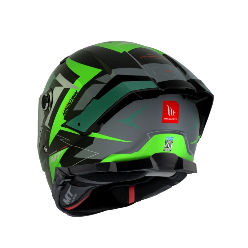 MT FF118SV Thunder 4 SV Mountain B6 kask motocyklowy integralny czarno-zielone wyprzedaż