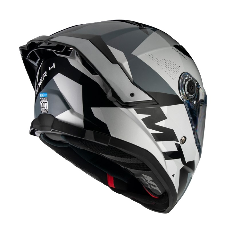 MT Thunder 4 SV Fade grey integralny kask motocyklowy