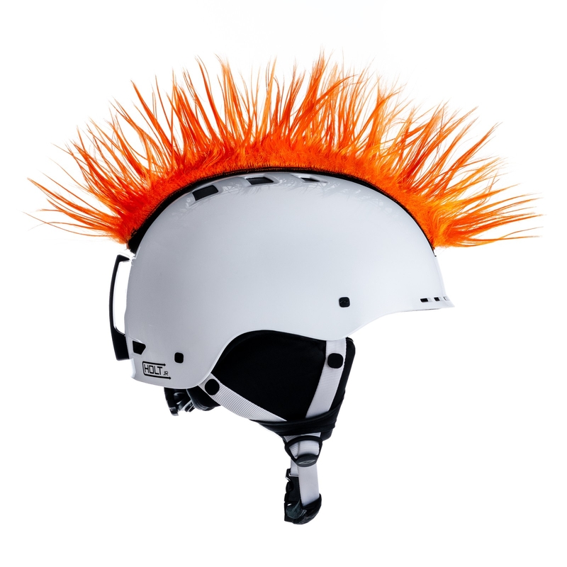 Kask Mohawk czapka pomarańczowa