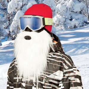 Beardski Santa mask white
