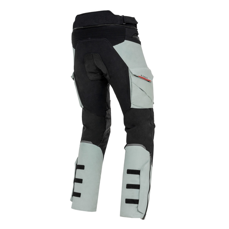 Spodnie motocyklowe Rebelhorn Range szaro-czarno-czerwone