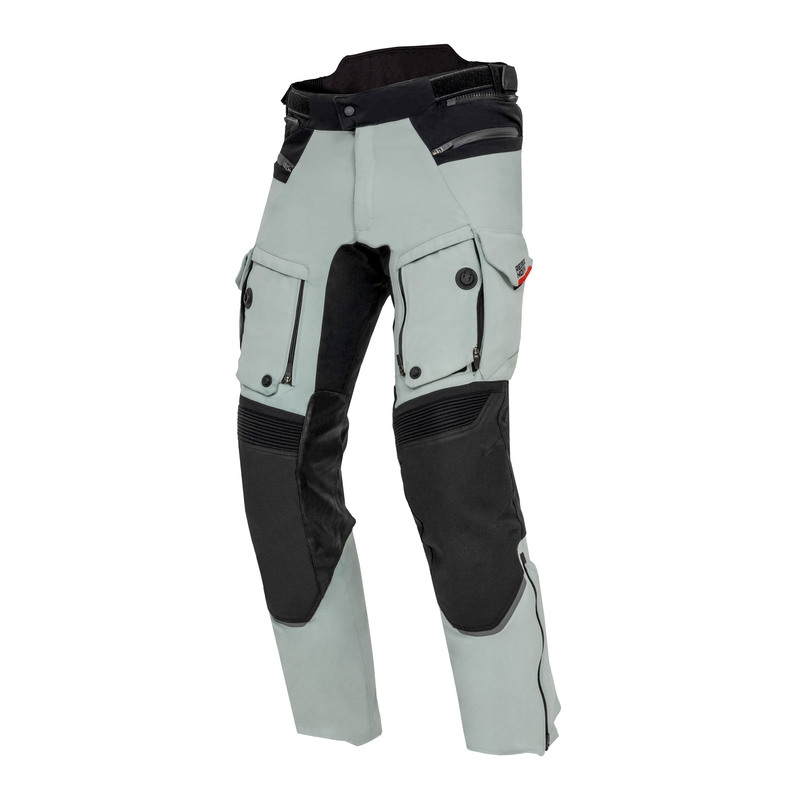 Spodnie motocyklowe Rebelhorn Range szaro-czarno-czerwone