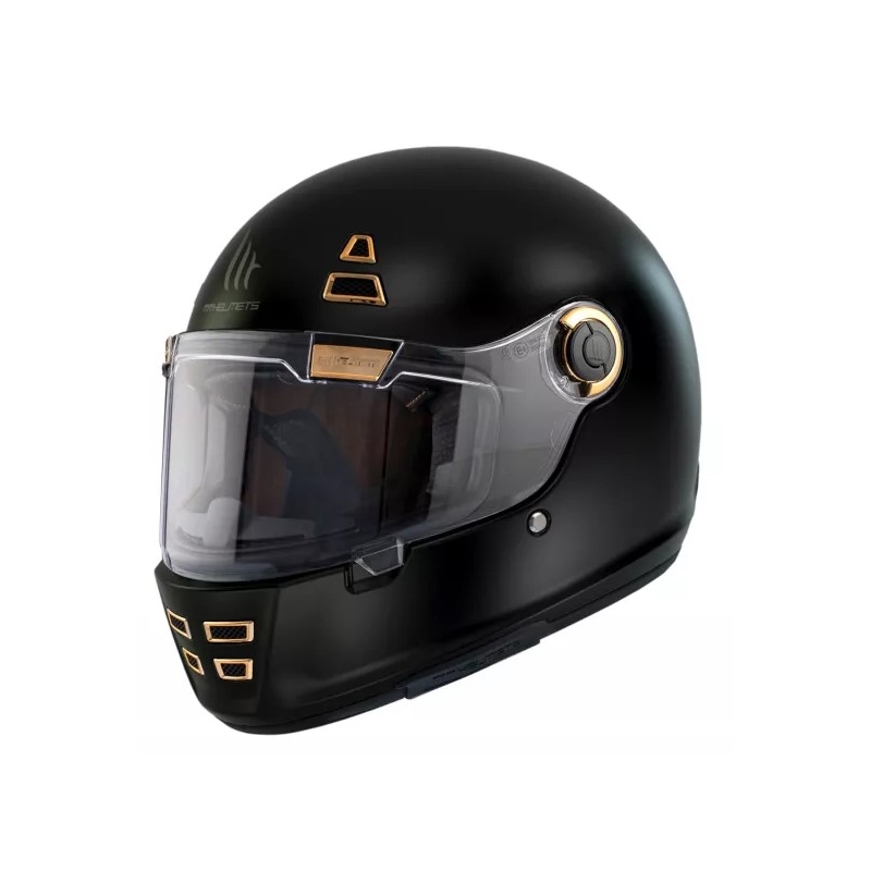 Kask motocyklowy MT Jarama Solid A1 czarny matowy