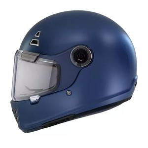 Zintegrowany kask motocyklowy MT Jarama Solid A7 niebieski matowy