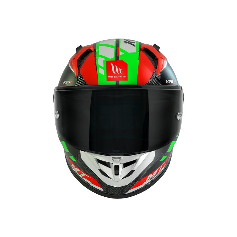 Integralny kask motocyklowy HJC RPHA 1 Toxin Marvel MC1SF czerwono-szaro-zielony