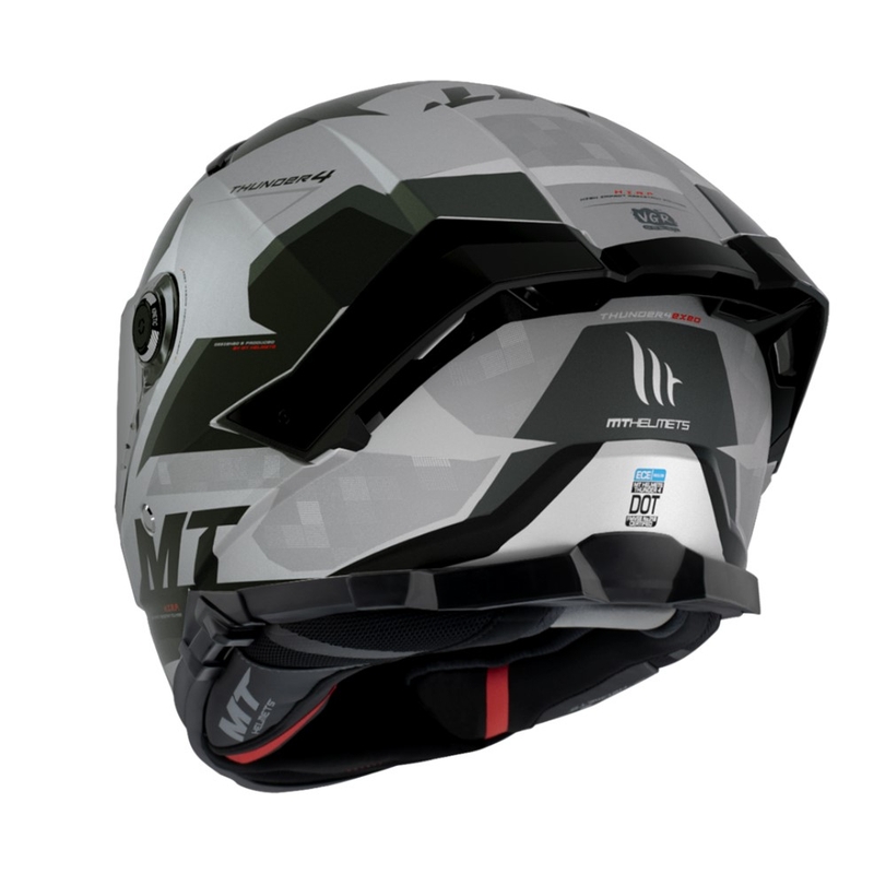 Zintegrowany kask motocyklowy MT Thunder 4 SV Exeo czarno-tytanowy