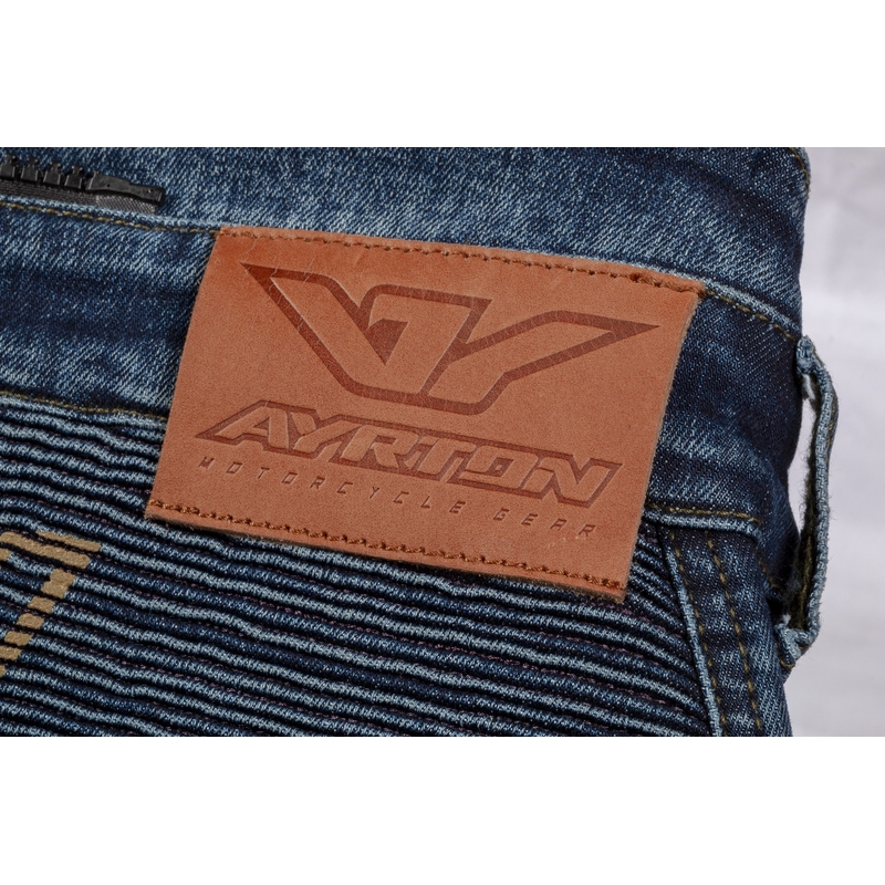 Ayrton 505 jeansy motocyklowe niebieskie