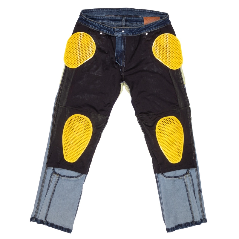 Ayrton 505 jeansy motocyklowe niebieskie