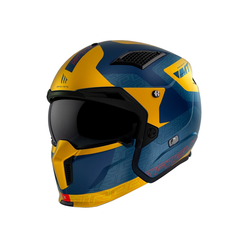 Otwarty hełm z maską MT Streetfighter SV Totem C3