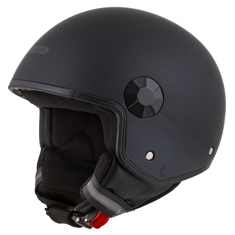 Otwarty kask motocyklowy Cassida Handy czarno-szary