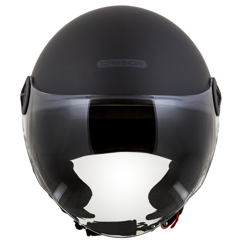 Otwarty kask motocyklowy Cassida Handy czarno-szary