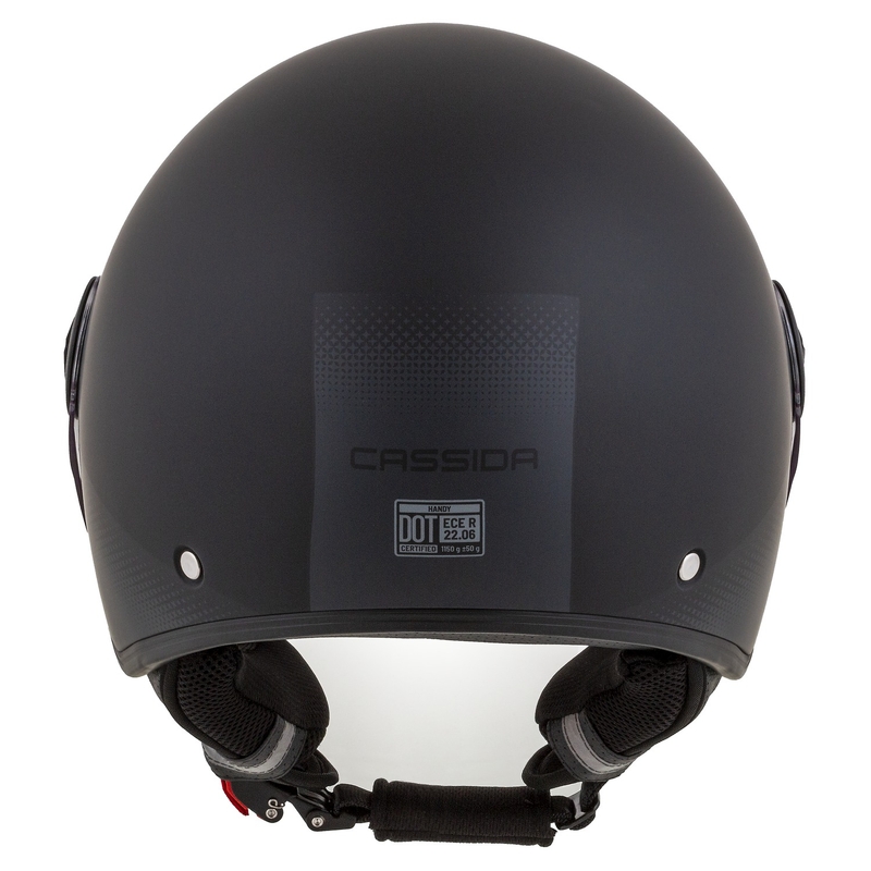 Otwarty kask motocyklowy Cassida Handy czarno-szary