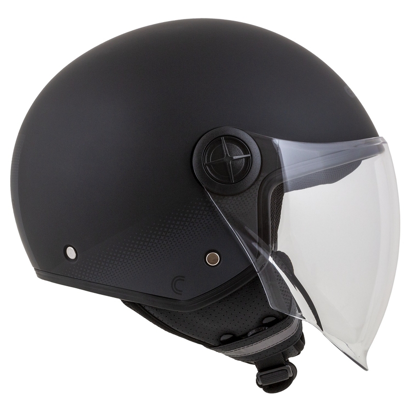 Otwarty kask motocyklowy Cassida Handy czarno-szary