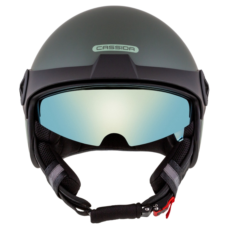 Kask motocyklowy otwarty Cassida Handy Plus Chief zielony