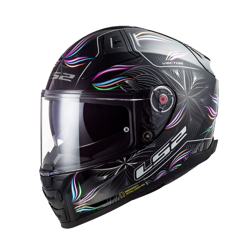 Całka kask motocyklowy LS2 FF811 Vector II Tropical biały i czarny