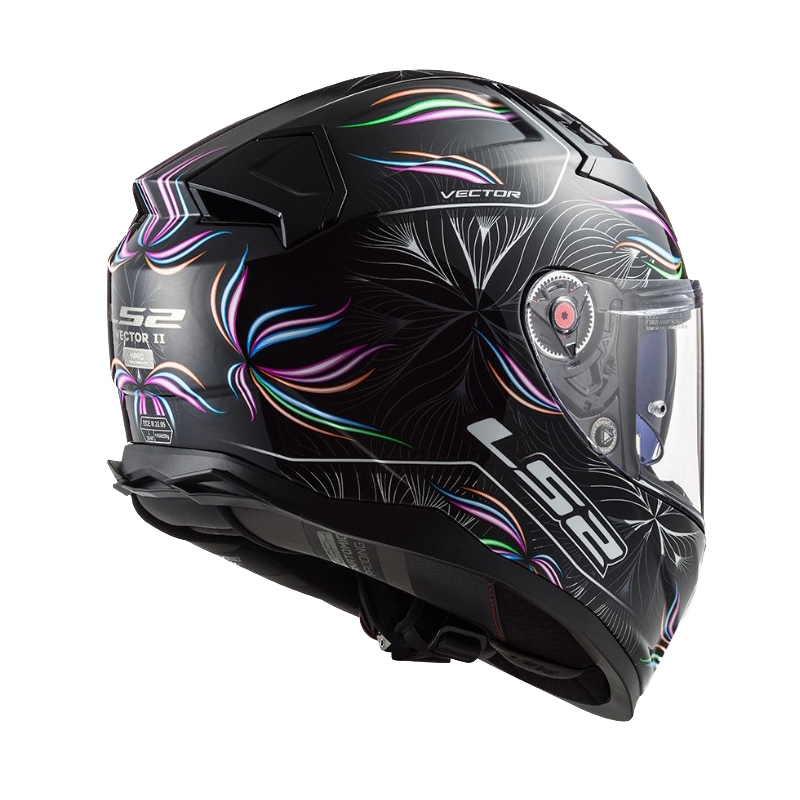 Całka kask motocyklowy LS2 FF811 Vector II Tropical biały i czarny