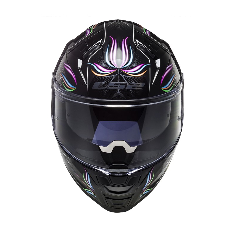 Całka kask motocyklowy LS2 FF811 Vector II Tropical biały i czarny