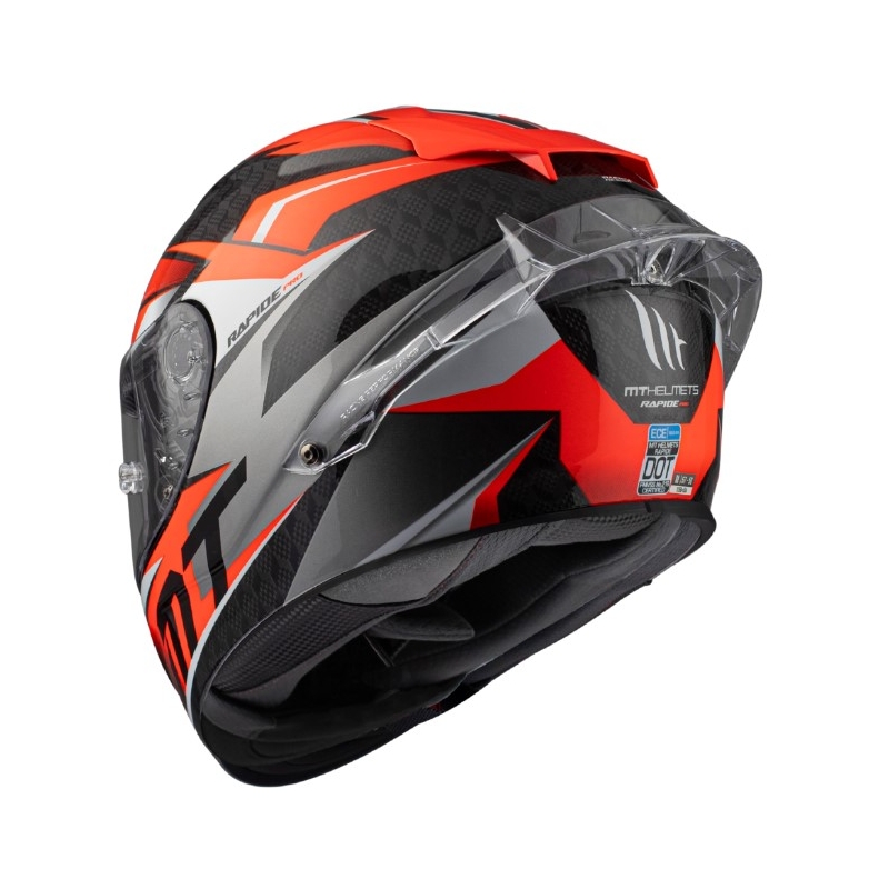 Zintegrowany kask motocyklowy MT Rapide Pro Fugaz A5