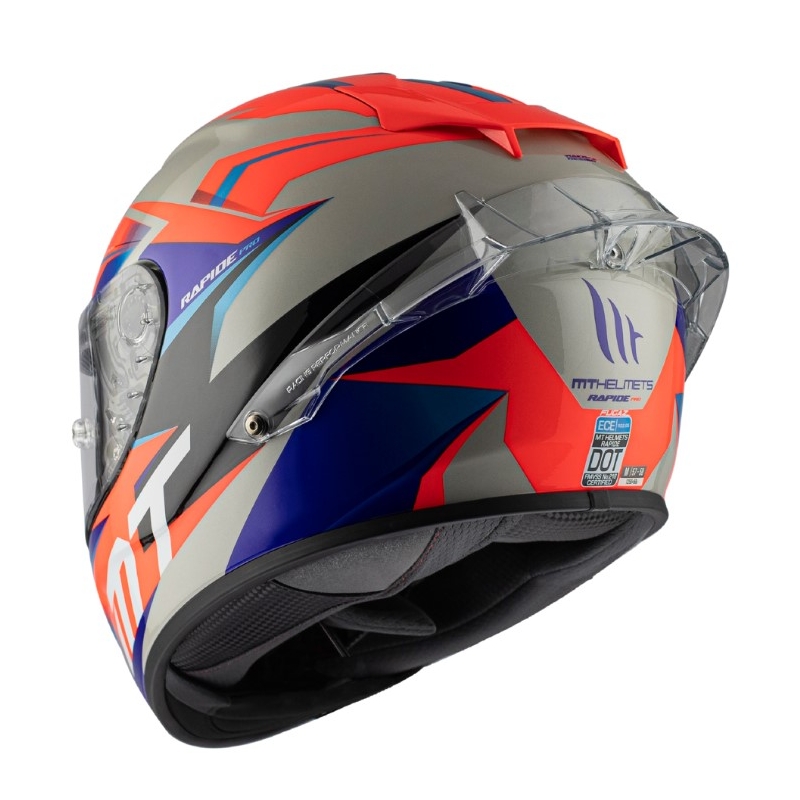 Zintegrowany kask motocyklowy MT Rapide Pro Fugaz I5
