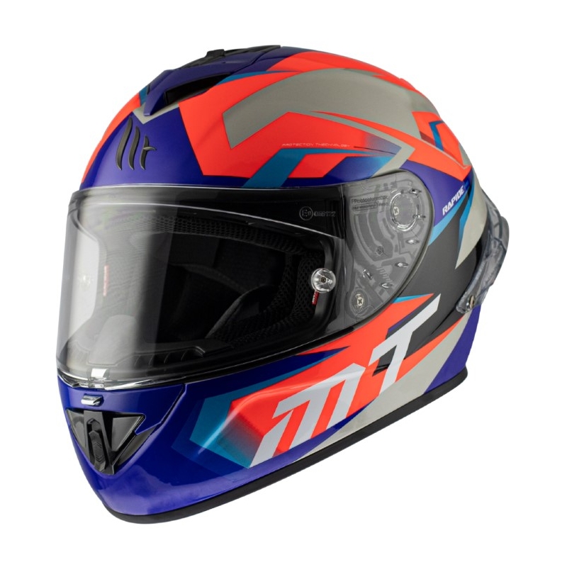 Zintegrowany kask motocyklowy MT Rapide Pro Fugaz I5