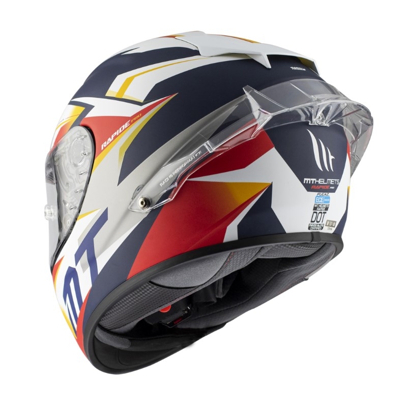 Zintegrowany kask motocyklowy MT Rapide Pro Fugaz I0
