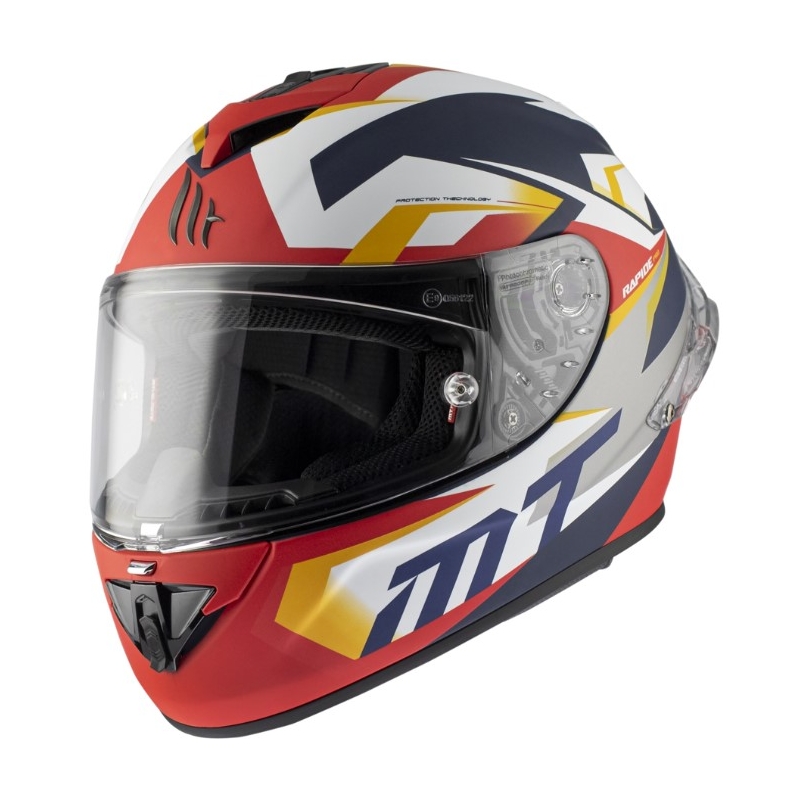 Zintegrowany kask motocyklowy MT Rapide Pro Fugaz I0