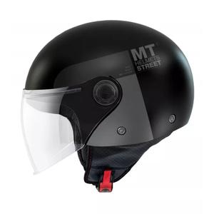 MT Street Inboard D2 Otwarty kask motocyklowy czarno-szary