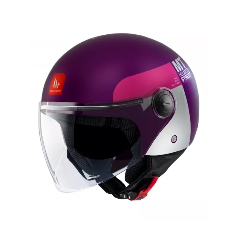 MT Street Inboard C8 Otwarty kask motocyklowy fioletowy