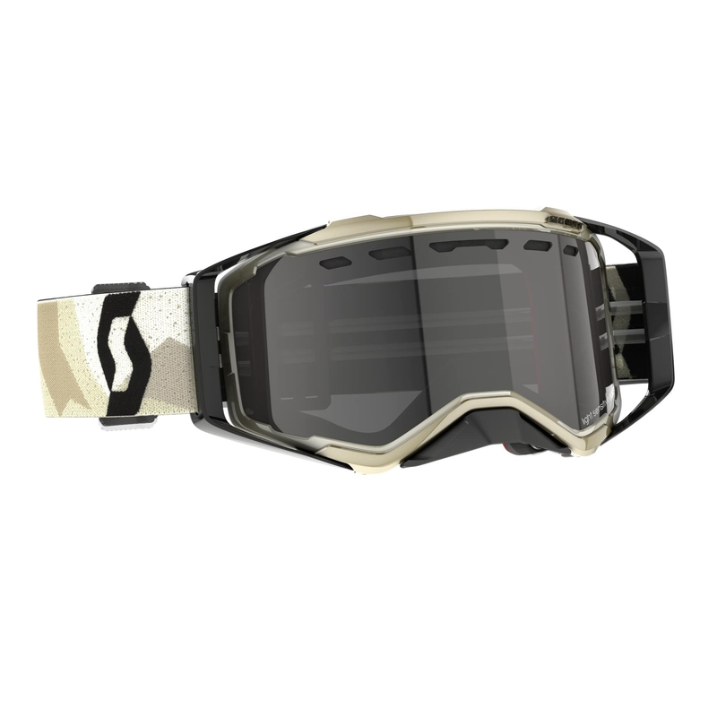 Gogle motocrossowe SCOTT Enduro LS camo beżowo-czarno-szare