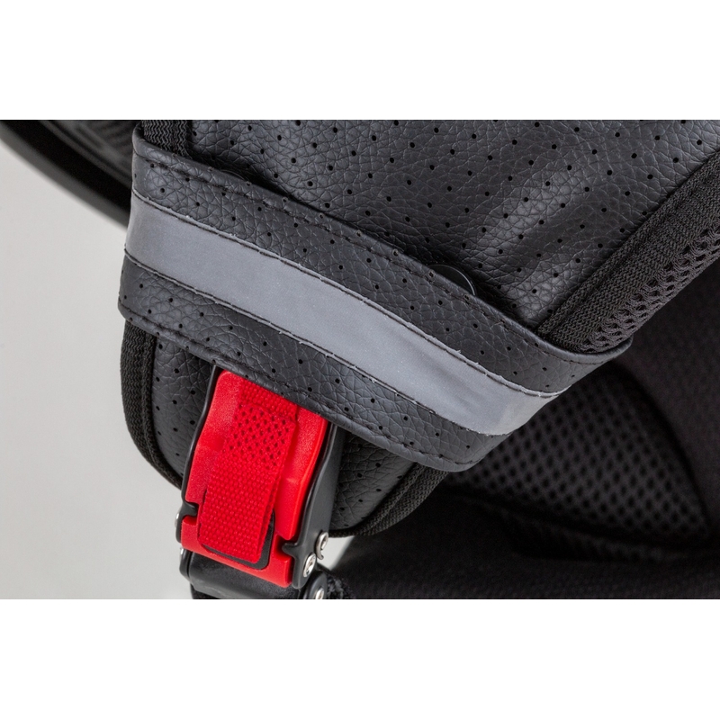 Kask motocyklowy otwarty Cassida Handy Plus Linear Red-Black