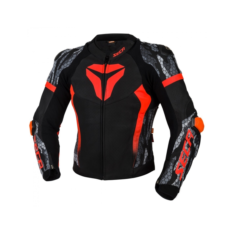 Kurtka męska SECA SRS II black-fluo red wyprzedaż